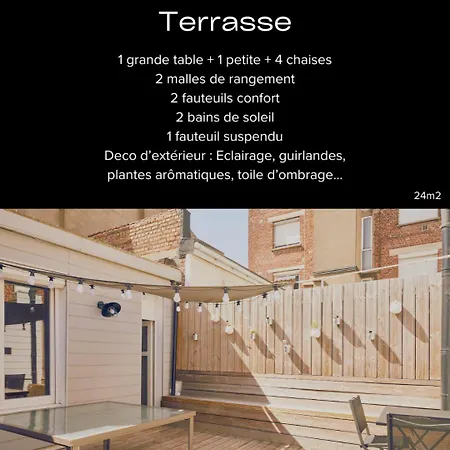 Duplex De Charme Avec Terrasse A 30 M De La De Malo * Dunkirk